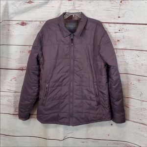 Prana Insulated and Reversible Jacket - Men’s Medium - Dark Blue / plaid